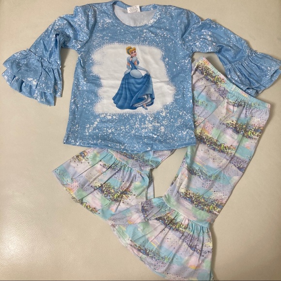 Boutique Cinderella cute ruffle pants set - Picture 5 of 6